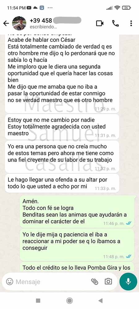 WhatsApp Testimonio 2